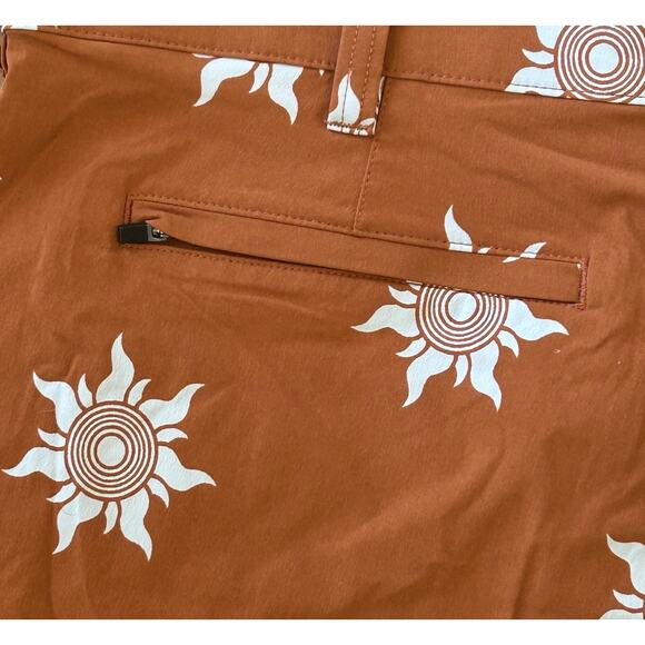 Eddie Bauer Sunburst Chino Shorts Men’s Size 36 Rust Color 10" Inseam Casual - Picture 6 of 7